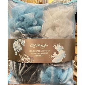 💚Ed Hardy bath sponges pack of six